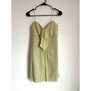 Melissa Sweet Silk Slip Mini Dress Y2K Fairycore Garden Party Ren Faire Coquette